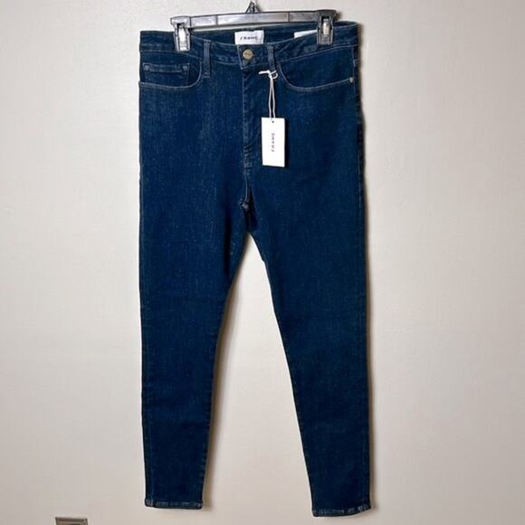 NWT Frame Le One Skinny dark wash jeans in Keller wash - Picture 6 of 16